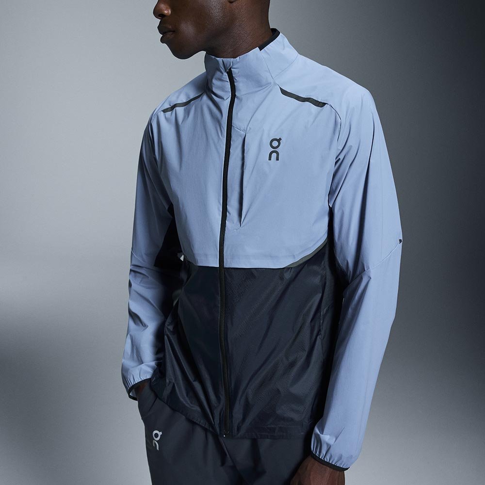 On Weather Jacket M Blue-Navy