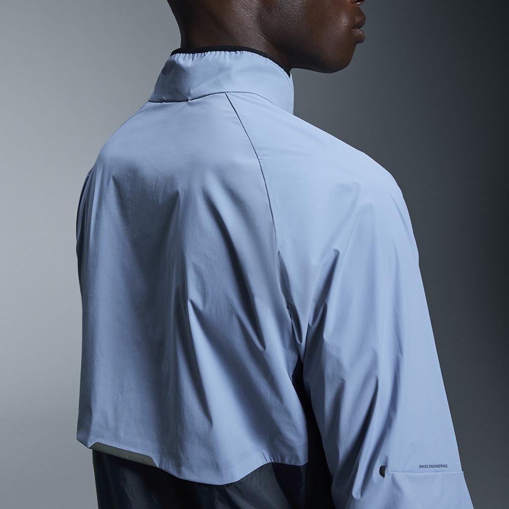 On Weather Jacket M Blue-Navy