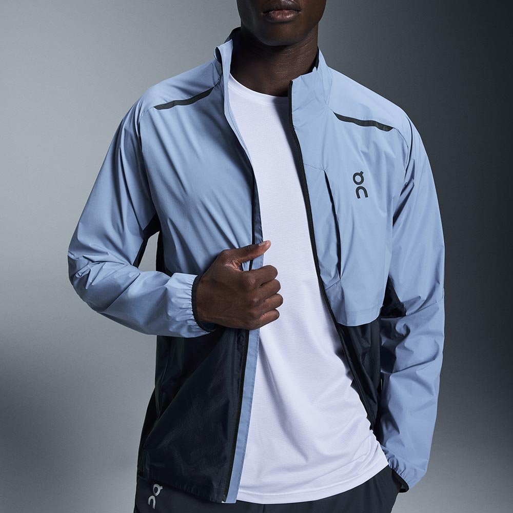 On Weather Jacket M Blue-Navy