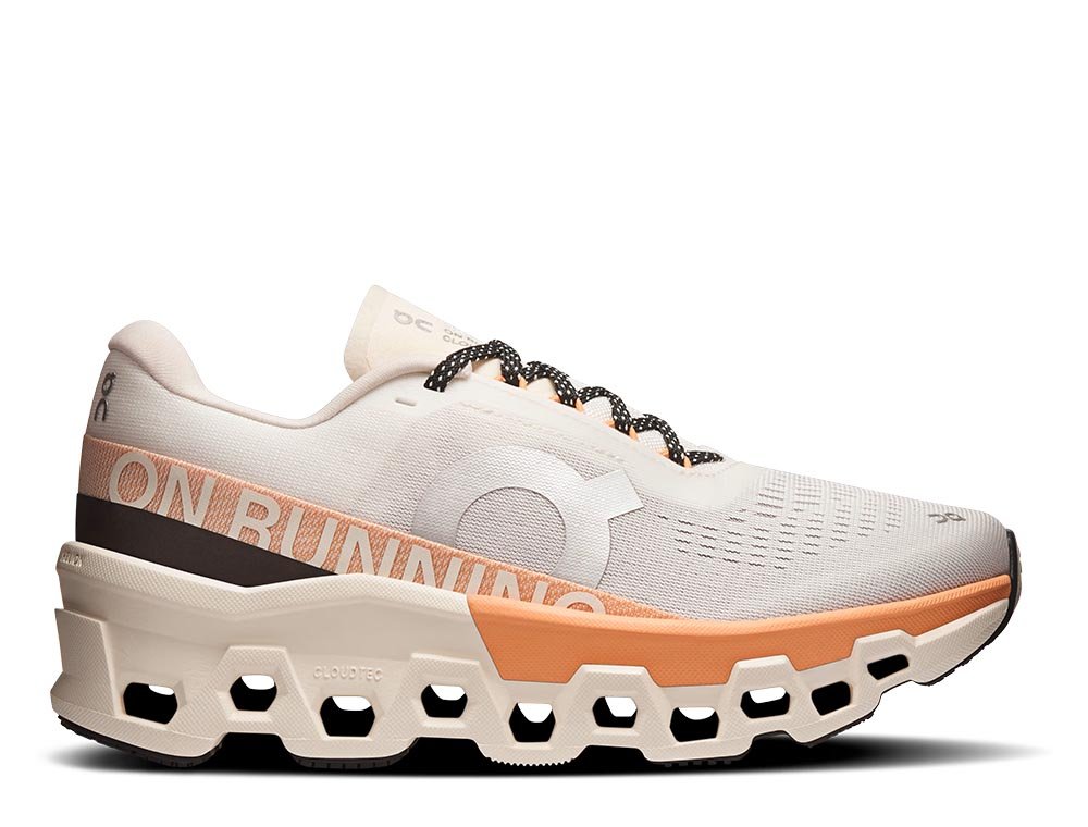 Pantofi Cloudmonster 2 în alb și portocaliu