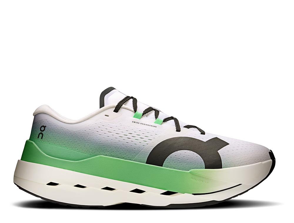On CloudBoom Max M Shoes White and Green