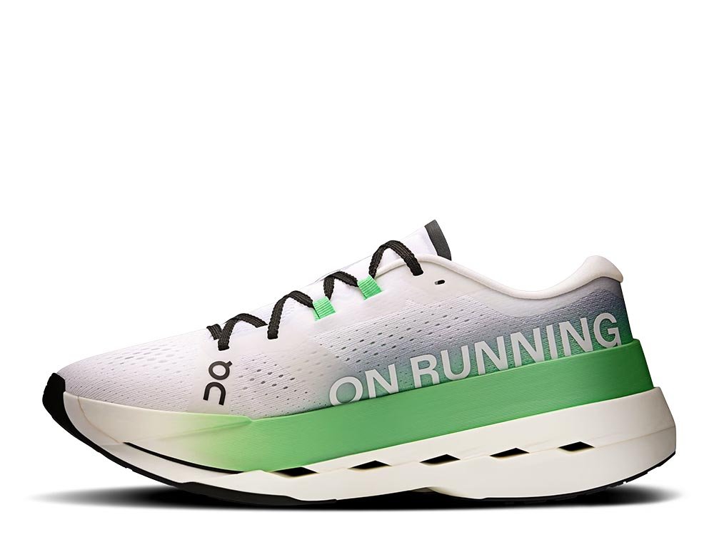 On CloudBoom Max M Shoes White and Green