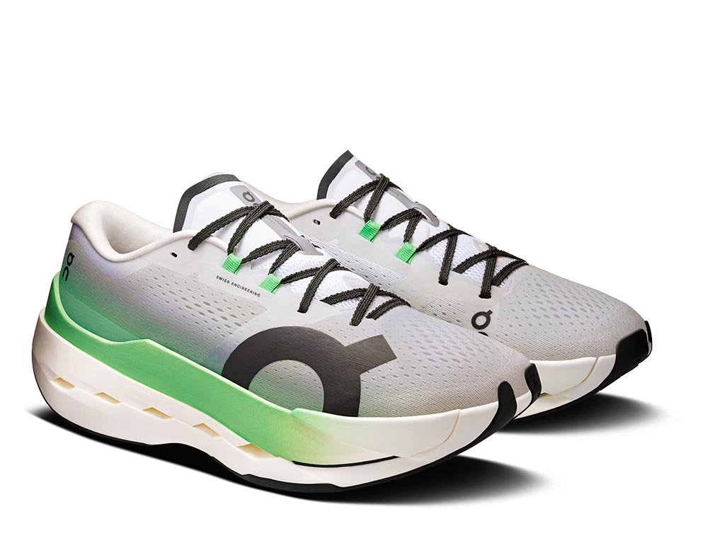 On CloudBoom Max M Shoes White and Green