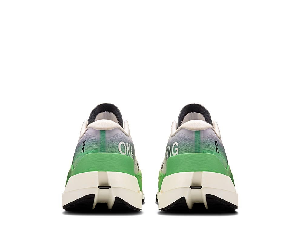 On CloudBoom Max M Shoes White and Green