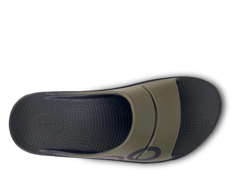 OOFOS OOAHH Sport Tatical Green U Flip-flops Verde-Negru