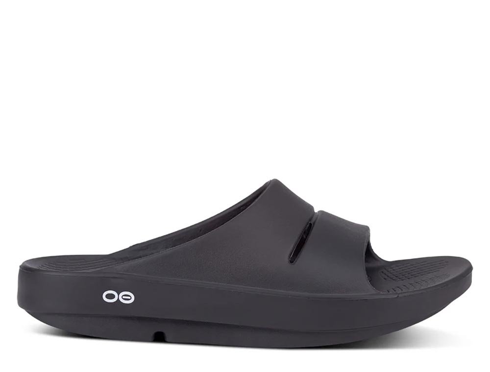 OOFOS OOAHH Black U Flip-flops Negru