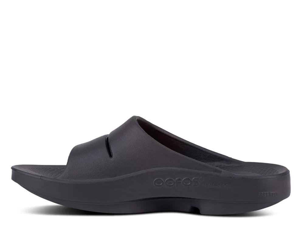 OOFOS OOAHH Black U Flip-flops Negru