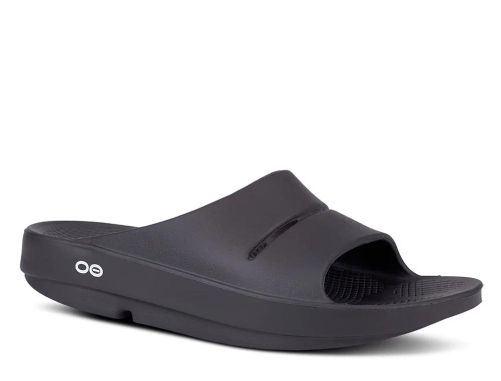 OOFOS OOAHH Black U Flip-flops Negru
