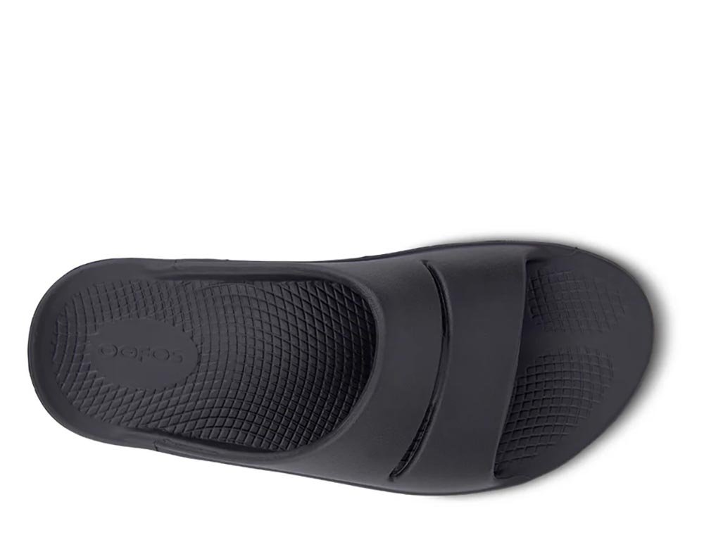 OOFOS OOAHH Black U Flip-flops Negru
