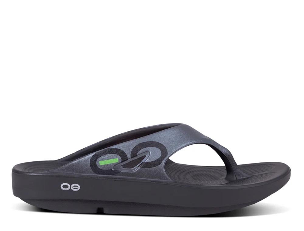 Klapki OOFOS Orginal Sport Graphite U Grafitowe