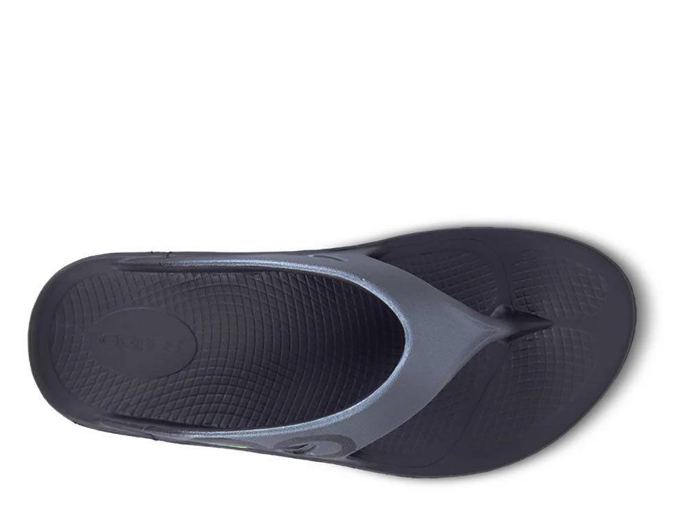 Klapki OOFOS Orginal Sport Graphite U Grafitowe