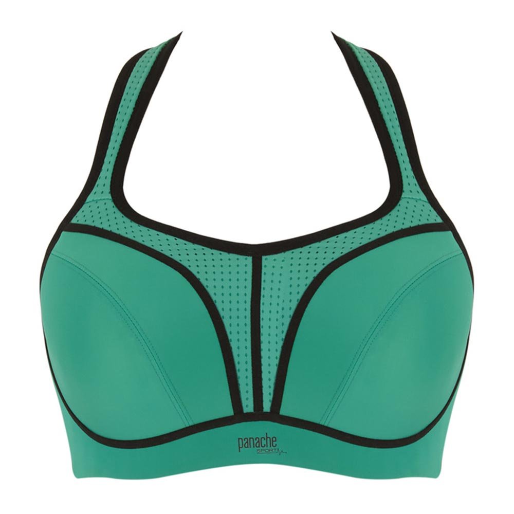 Biustonosz Panache z Sport Wired Bra Zielono-Czarny