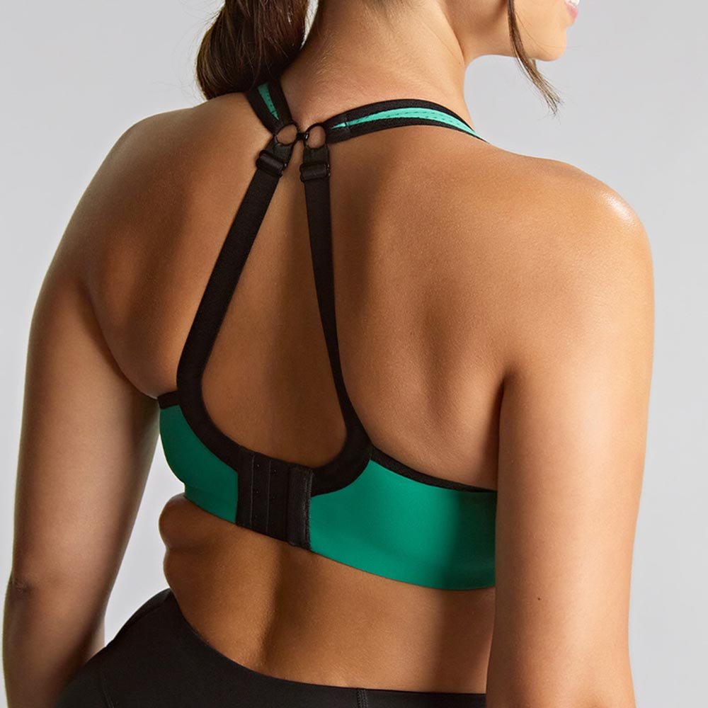 Biustonosz Panache z Sport Wired Bra Zielono-Czarny