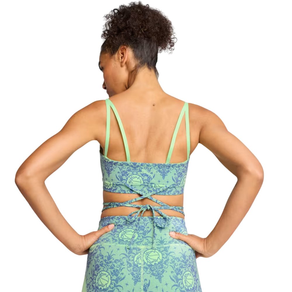 Sutien sport Puma Lace Em Up pentru femei, verde, albastru