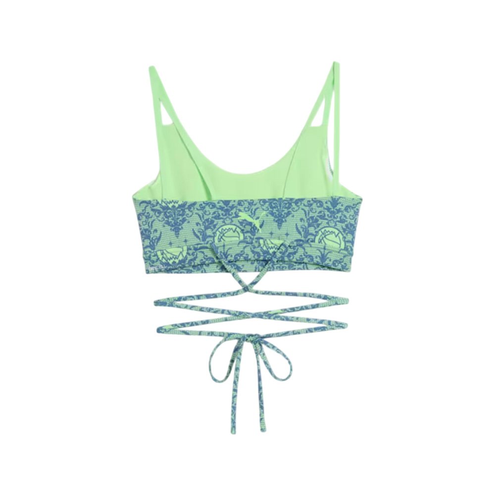 Sutien sport Puma Lace Em Up pentru femei, verde, albastru