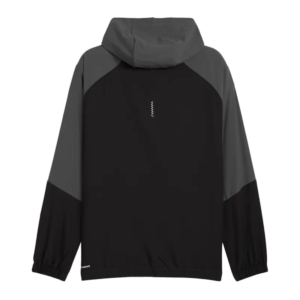 Jachetă cu glugă Puma Run Ultraweave M gri-negru