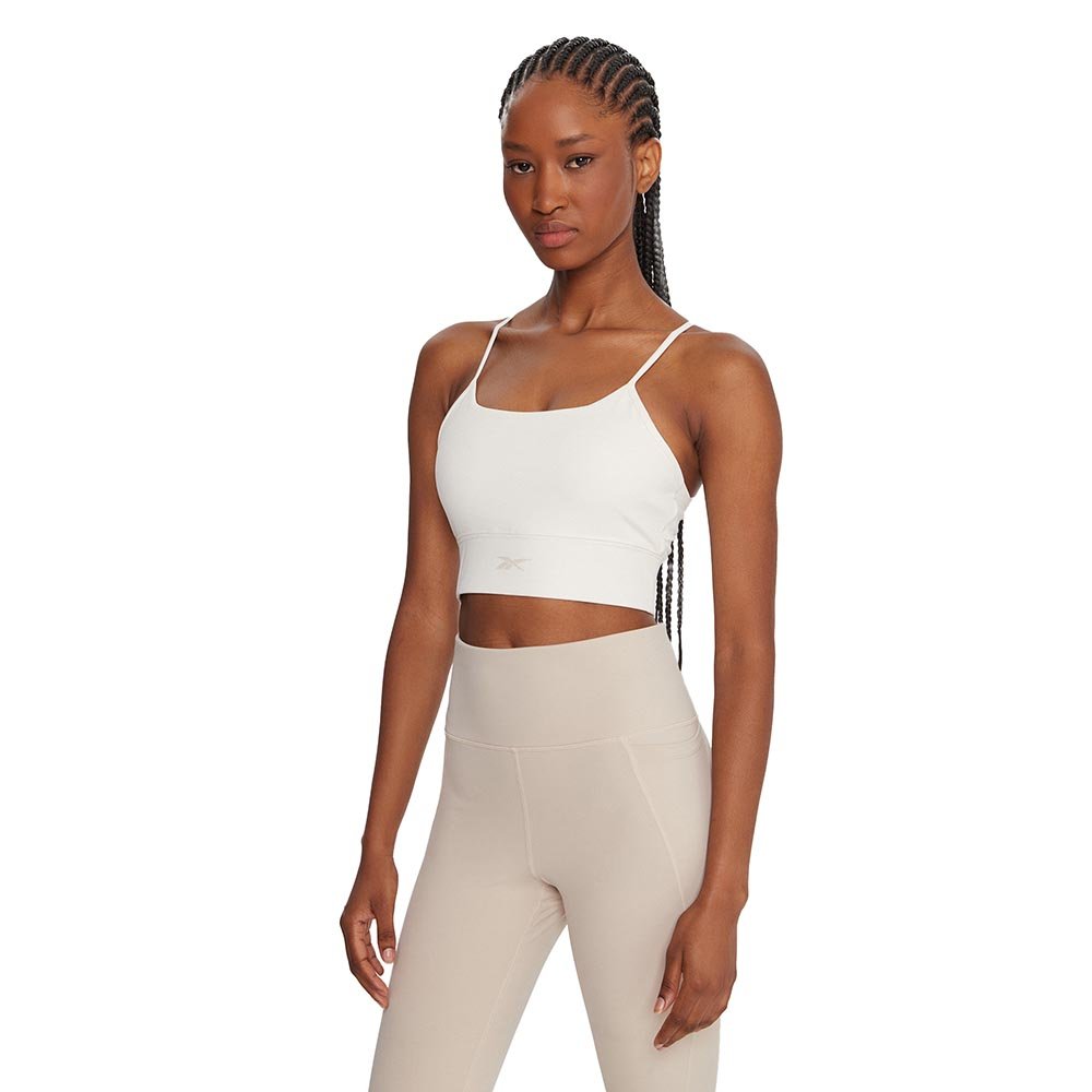 Biustonosz Reebok x Ewa Chodakowska Tonal Logo Bra W Biały