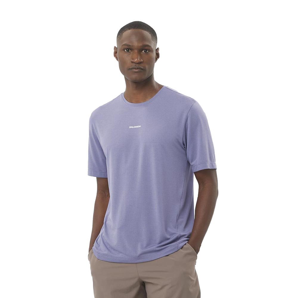 Tricou Salomon Shakeout Core SS M Violet