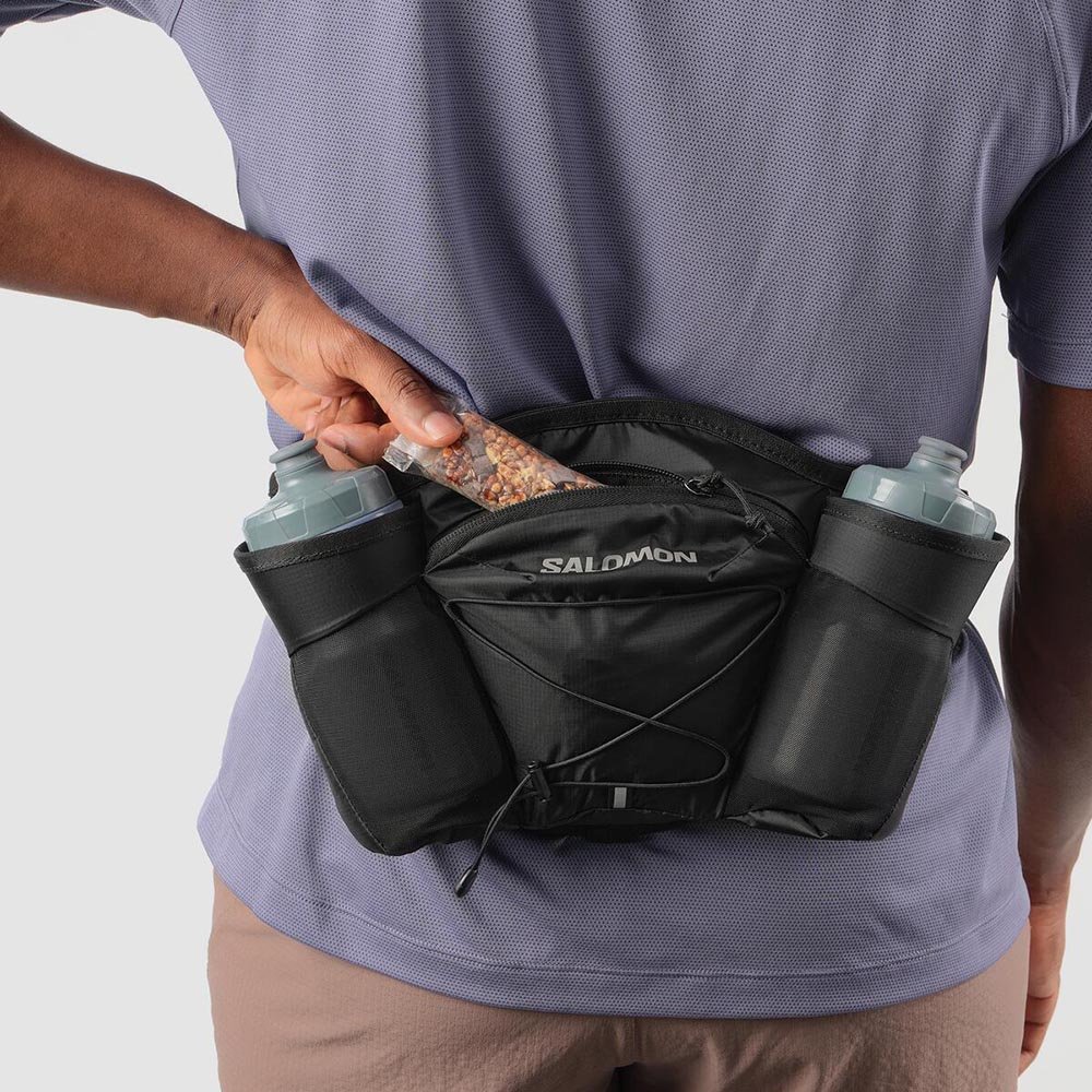 Salomon Cross Belt 2 Bottles Black U Black
