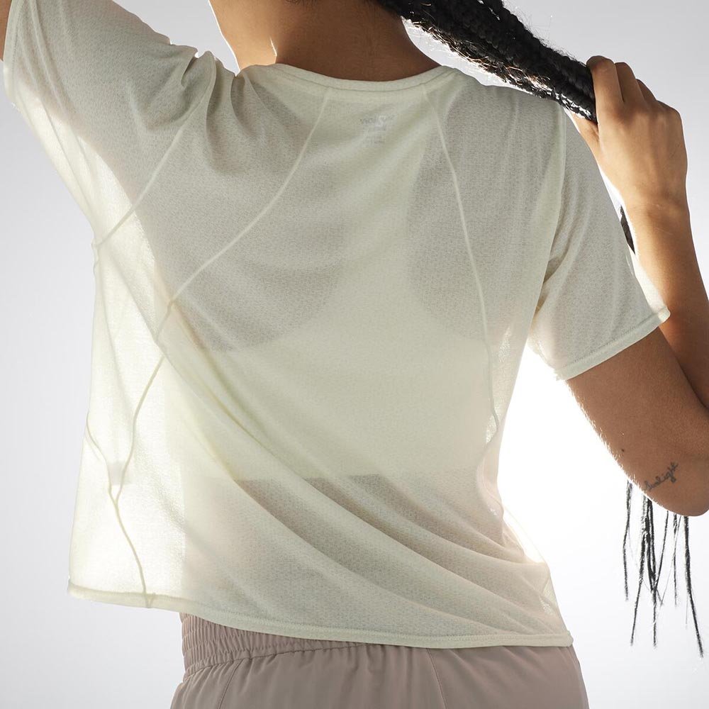 Tricou Salomon Shakeout Core SS W Alb