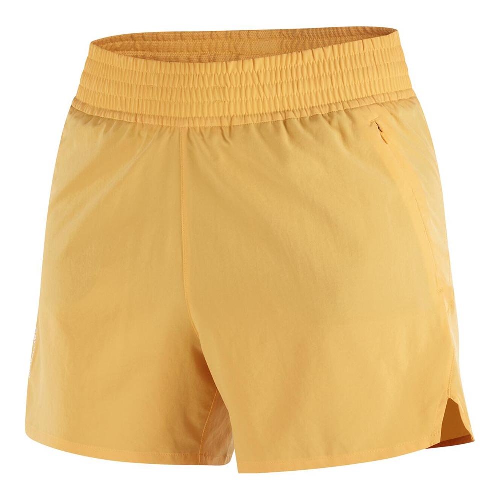 Pantaloni scurți Salomon Shakeout Core 2 În 1 4'' W portocaliu deschis