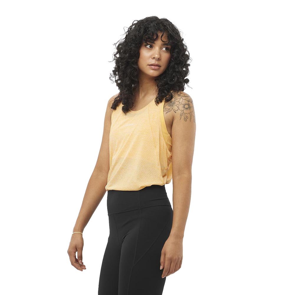 Salomon Shakeout Core Tank W Light Orange