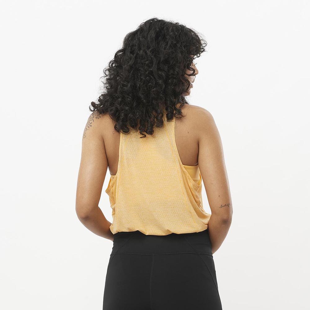 Salomon Shakeout Core Tank W Light Orange