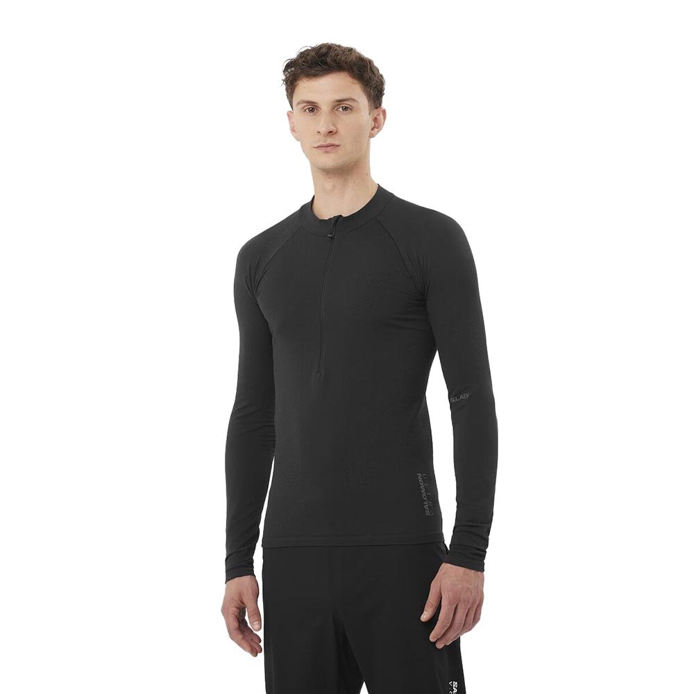 Koszulka Salomon S/LAB Ultra Seamless LS Tee U Czarna
