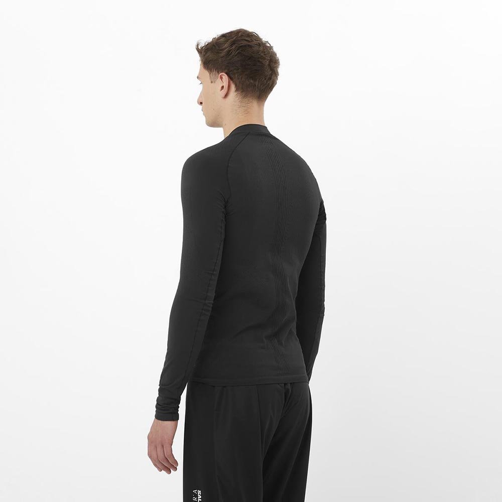 Koszulka Salomon S/LAB Ultra Seamless LS Tee U Czarna
