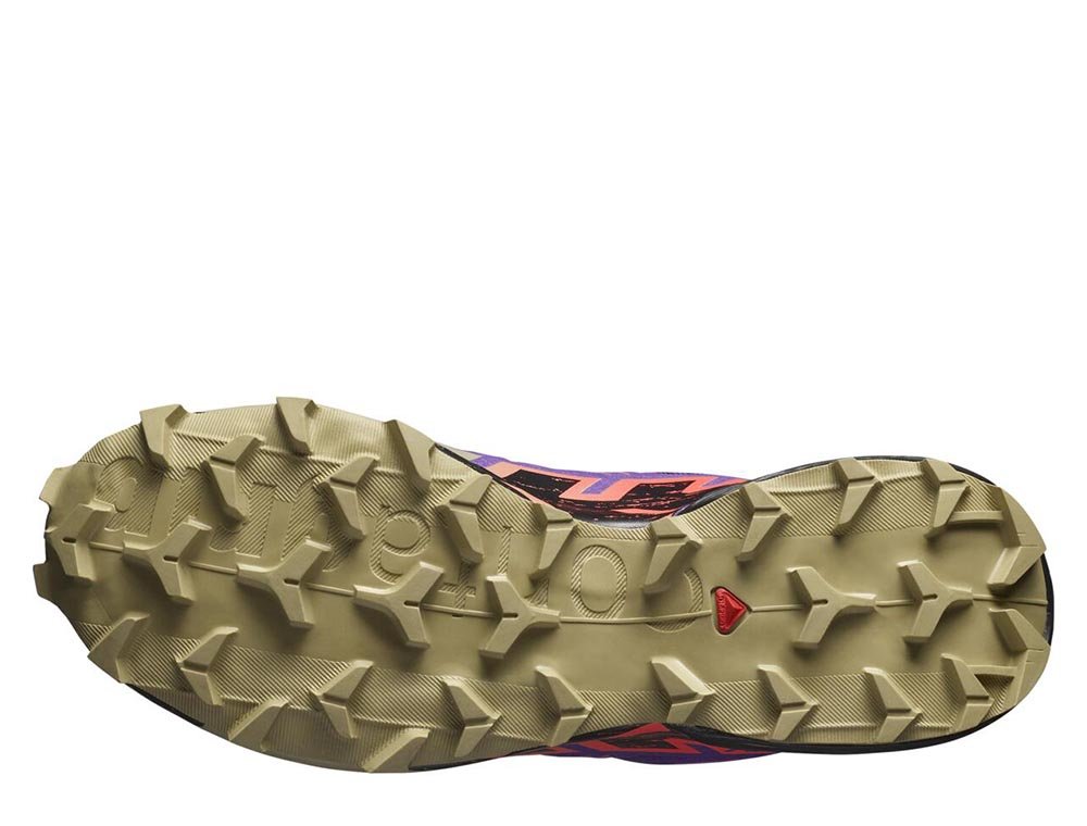 Pantofi Salomon Speedcross 6 W Violet-Portocaliu