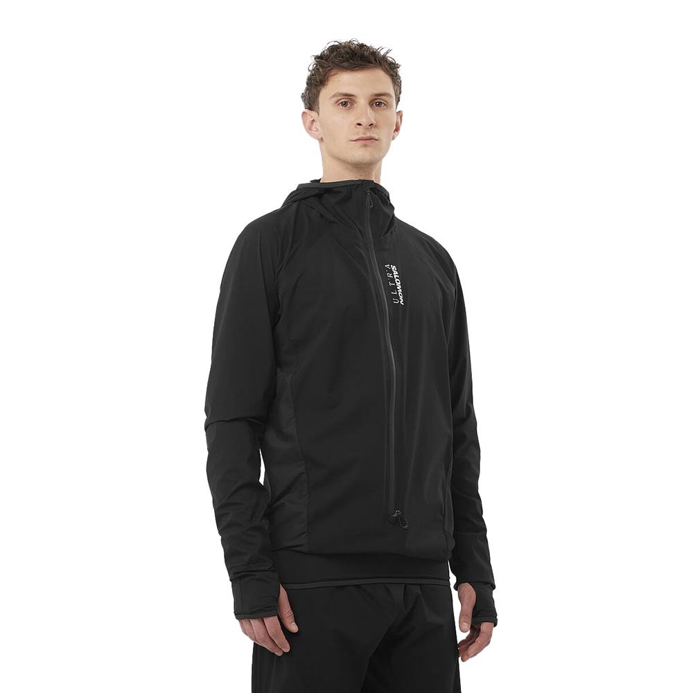 Jachetă Salomon S/Lab Ultra Hybrid Jkt Neagră