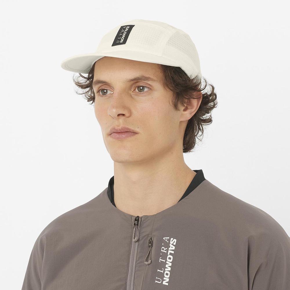 Czapka Salomon S/LAB Ultra Summer U Beżowa