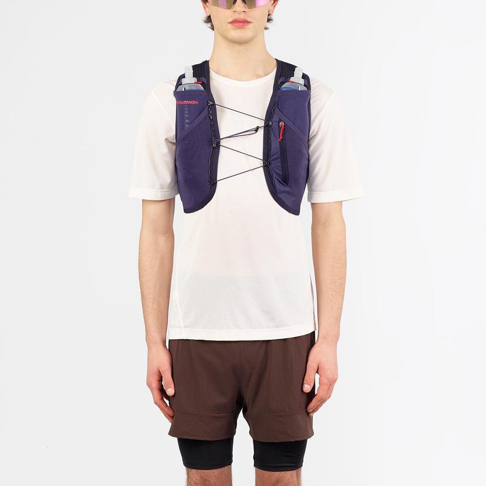 Salomon Active Skin 4 GRVL U Running Vest Purple