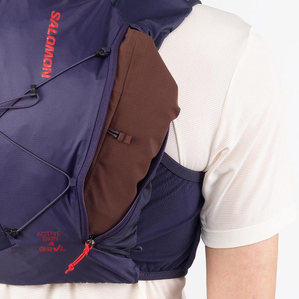 Salomon Active Skin 4 GRVL U Running Vest Purple