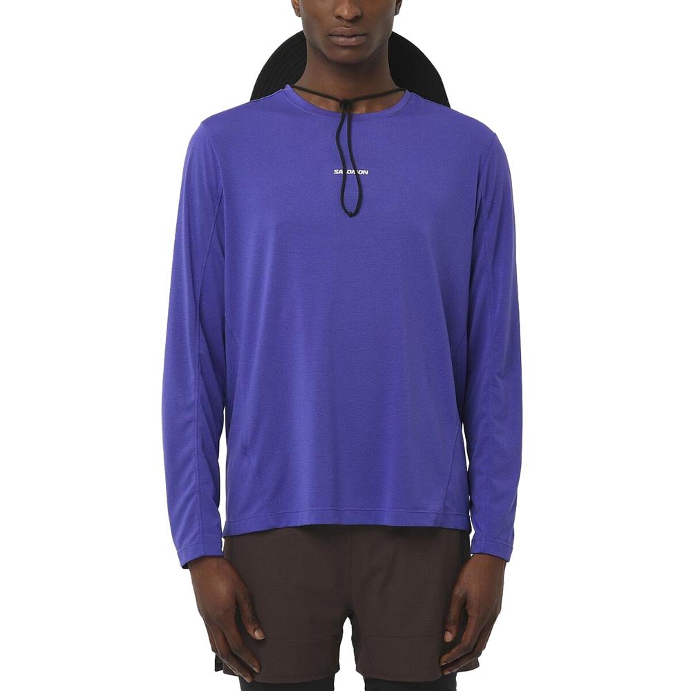 Salomon Shkout Core LS Tee M Violet