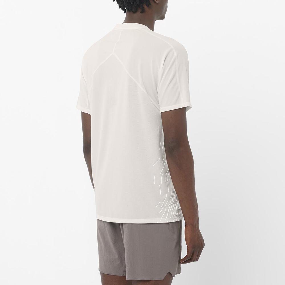 Salomon Sense Aero SS Tee GFX M Alb