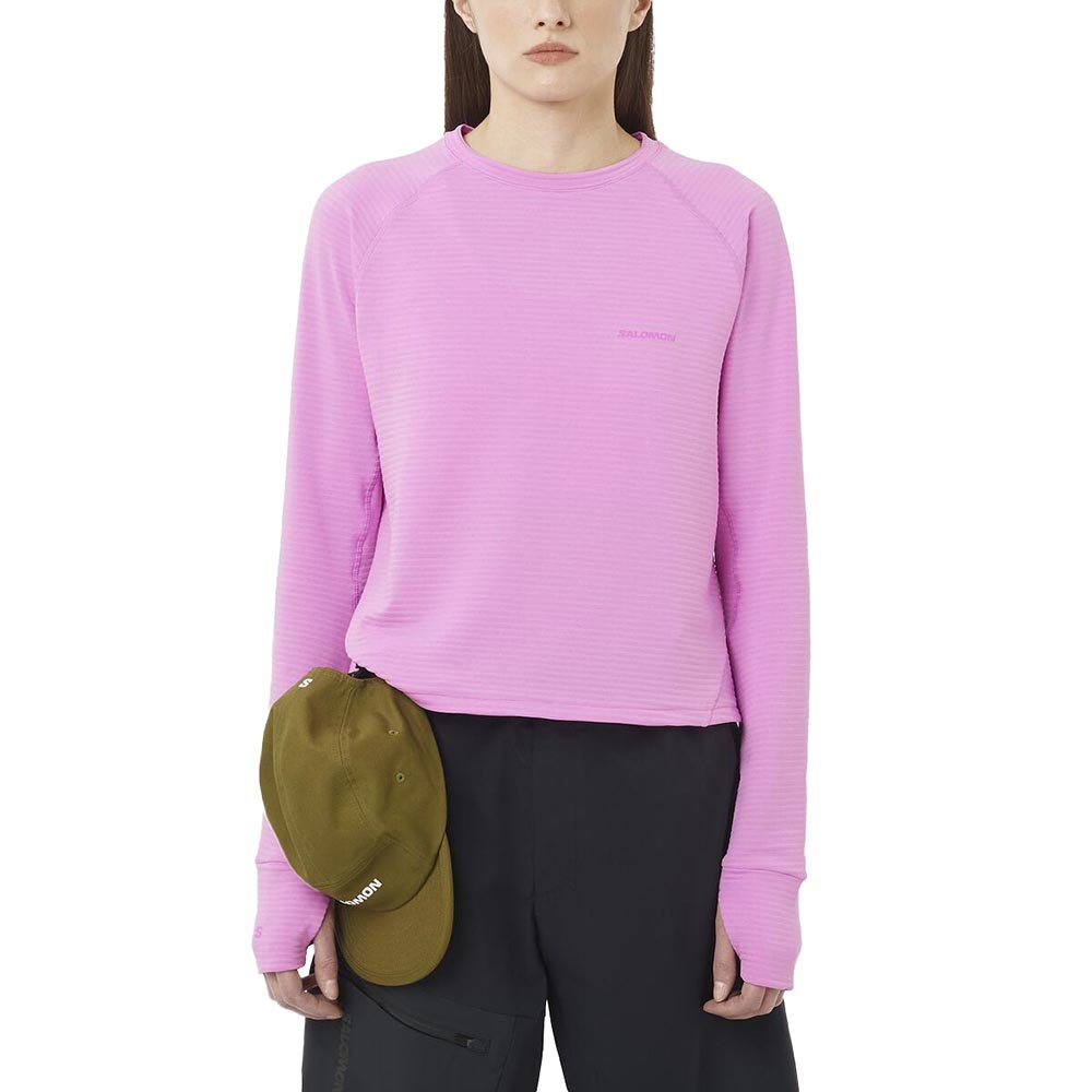 Bluza Salomon Essential Lightwarm W Różowa