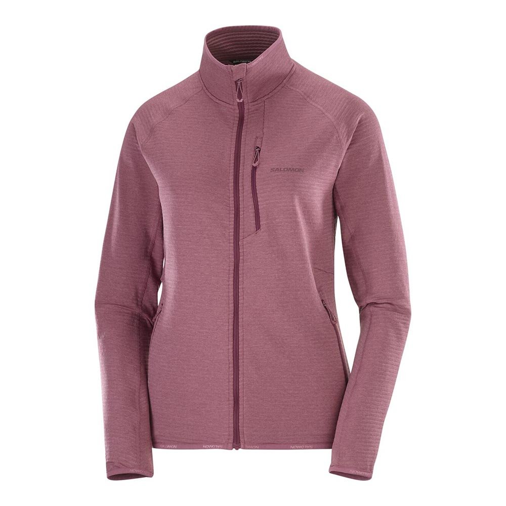 Salomon Essential LightWarm Sweatshirt W Pink