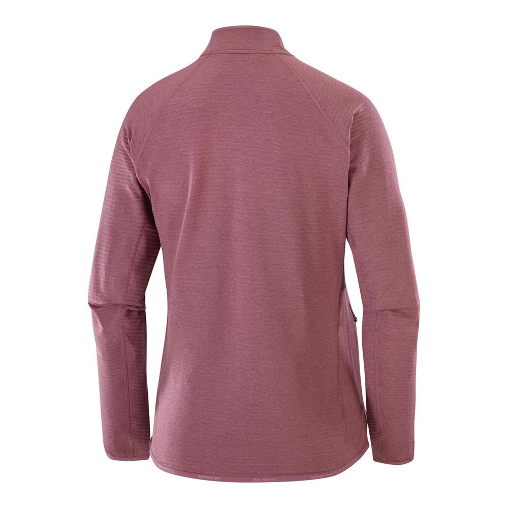 Salomon Essential LightWarm Sweatshirt W Pink