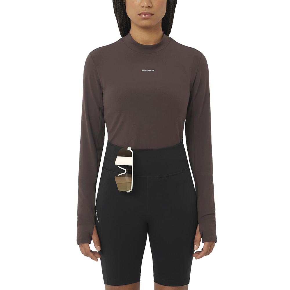 Koszulka Salomon Shakeout Bliss W Brązowa