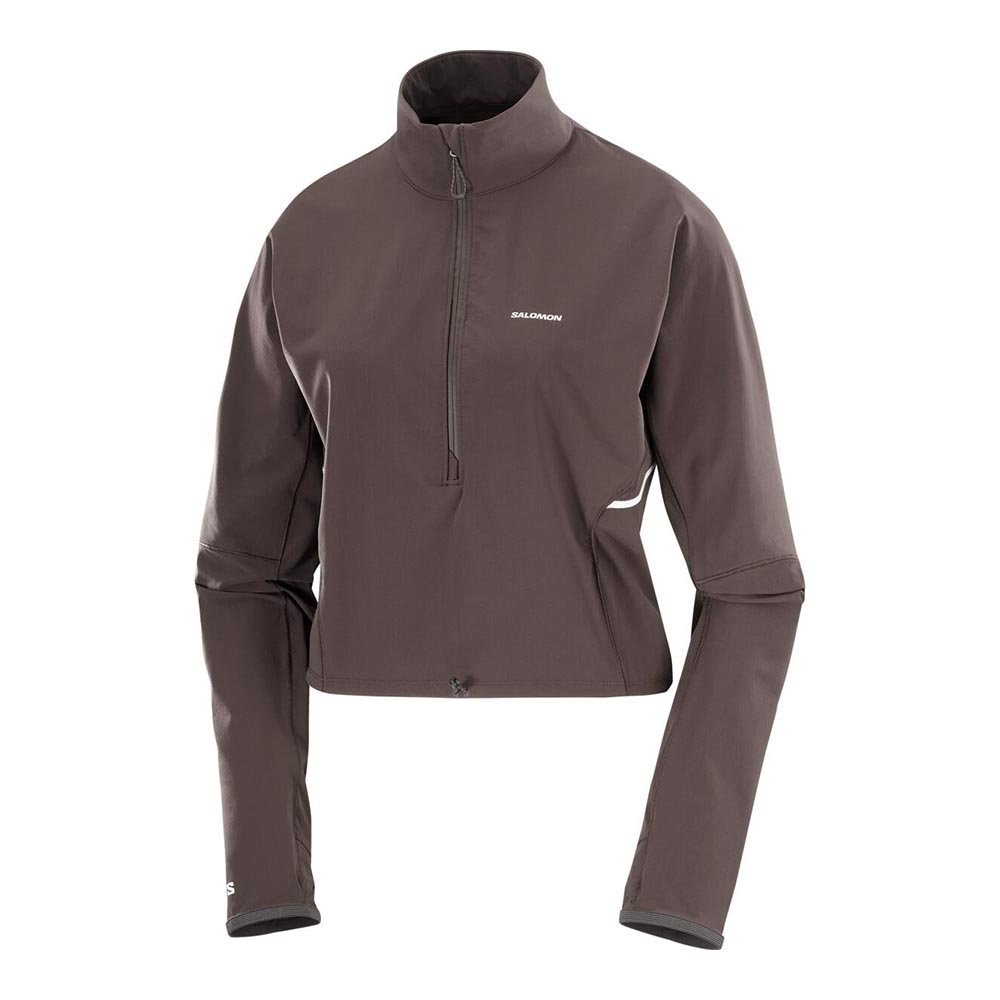 Salomon Sense Aero Hybrid Sweatshirt W Brown