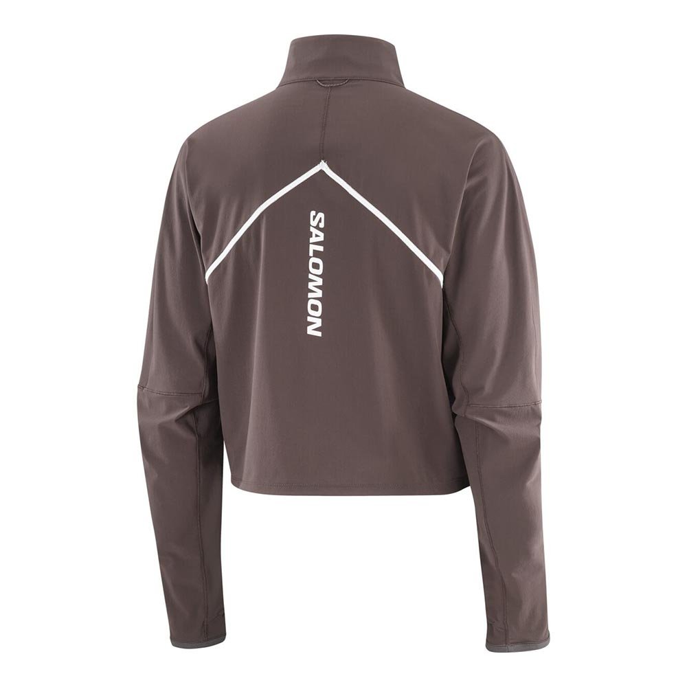 Salomon Sense Aero Hybrid Sweatshirt W Brown