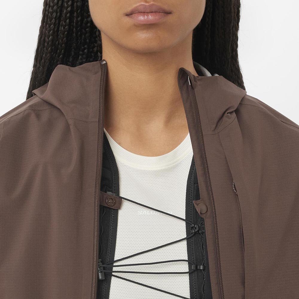 Salomon Bonatti Trail Jacket W Brown