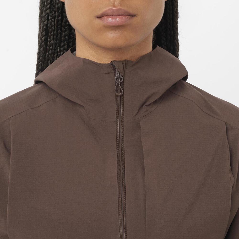 Salomon Bonatti Trail Jacket W Brown