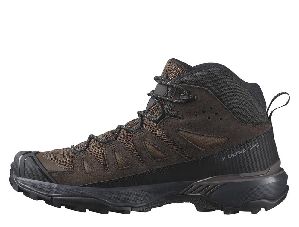 Salomon X Ultra 360 Leather Mid Gore-Tex M Brown-Black Shoes