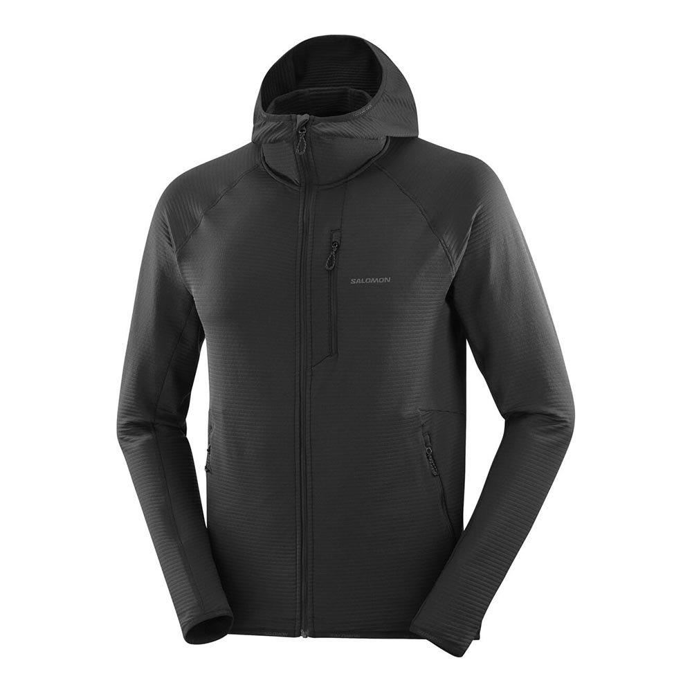 Salomon Essential LightWarm Hybrid M Black Sweatshirt