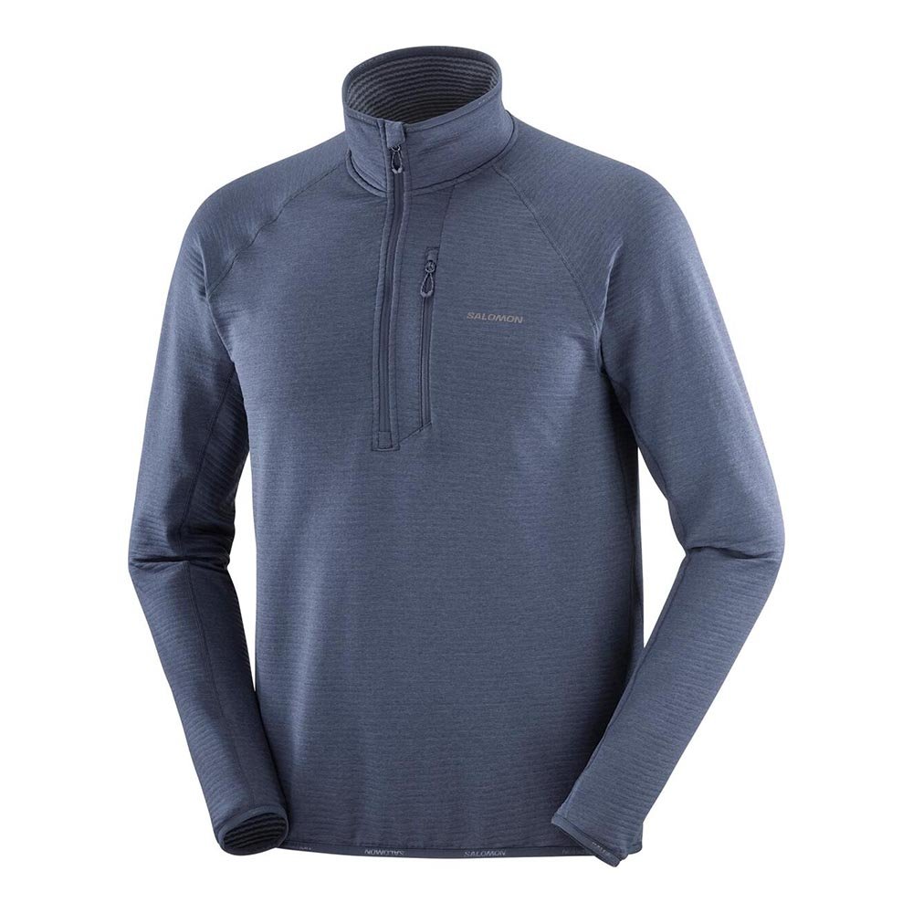 Salomon Essential Lightwarm M Purple Sweatshirt