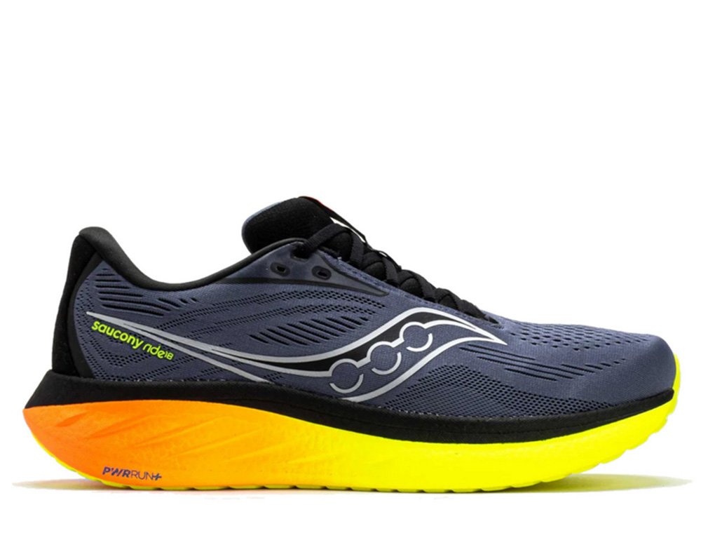 Pantofi Saucony Ride 18 M bleumarin-portocaliu