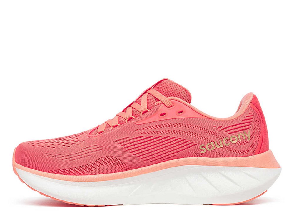 Pantofi Saucony Ride 18 W Coral