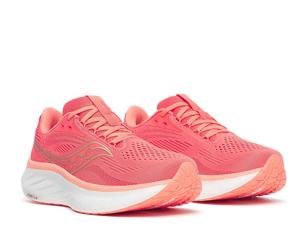 Pantofi Saucony Ride 18 W Coral
